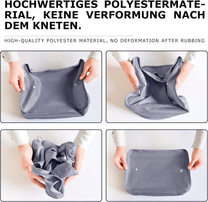 BillyBath Koffer Organizer set, Packing Cubes Kleidertaschen Schuhbeutel Reiseorganizer Packwürfel K