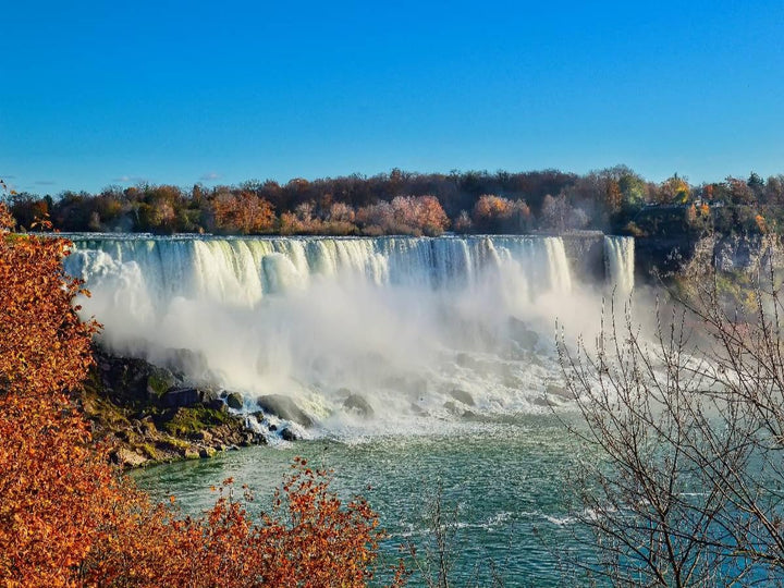 CALVENDO Puzzle Niagarafälle - American Falls und Horseshoe Fall 1000 Teile Lege-Grösse 64 x 48 cm F