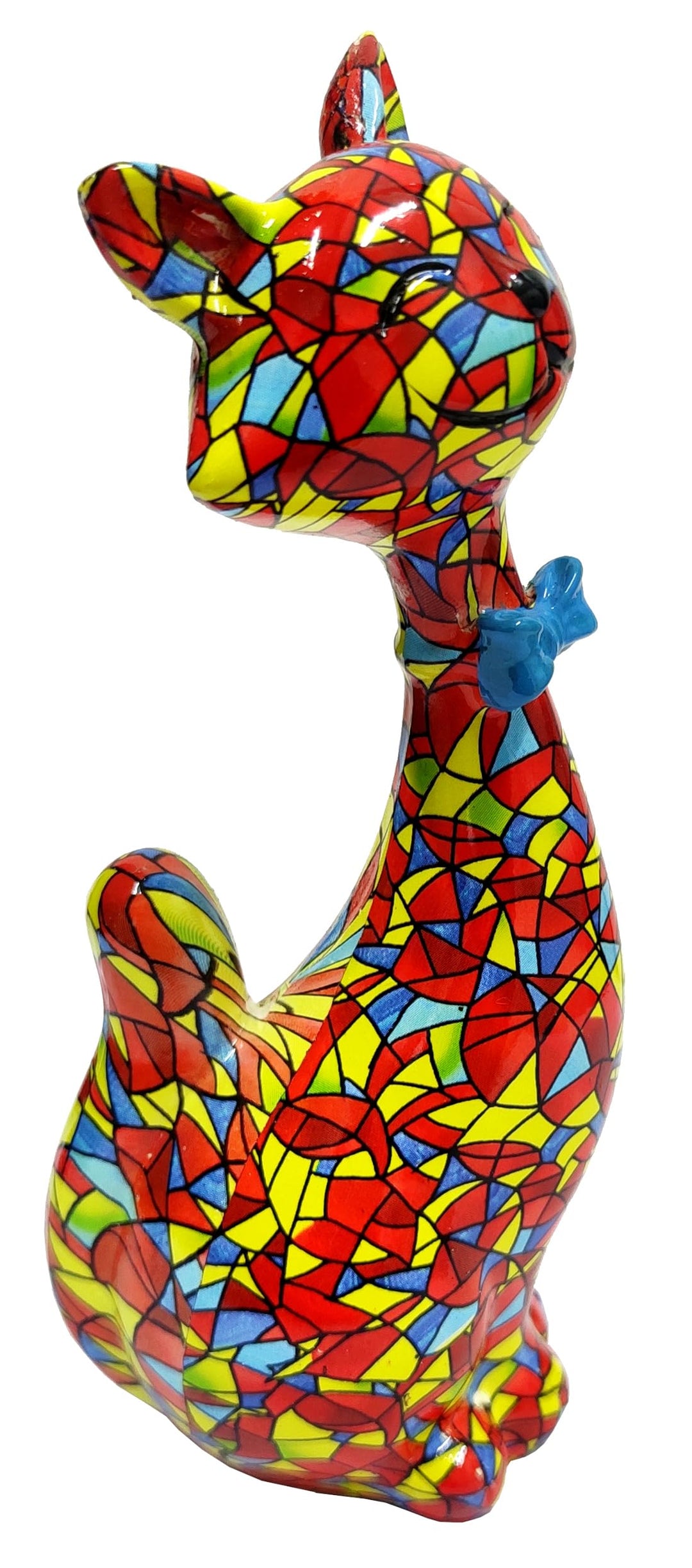 Purpledip 12011 Mini-Statue, Kunstharz, Katzen-Design