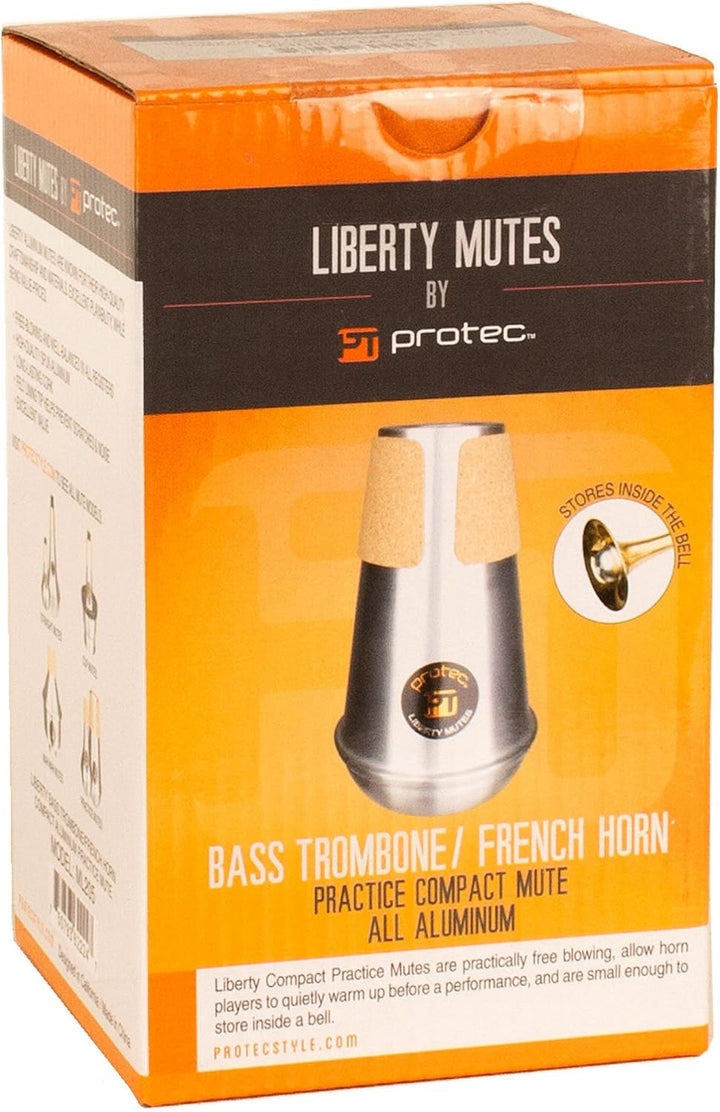 Protec ML205 Liberty Bass Trombone/French Horn Aluminum Practice Mute