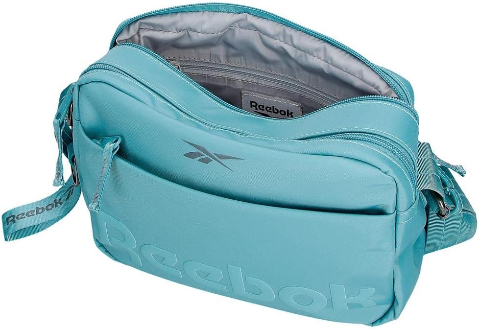 Reebok Linden Umhängetasche Blau 21,5x15x5 cm Polyester Bandolera Blau, Bandolera Blau