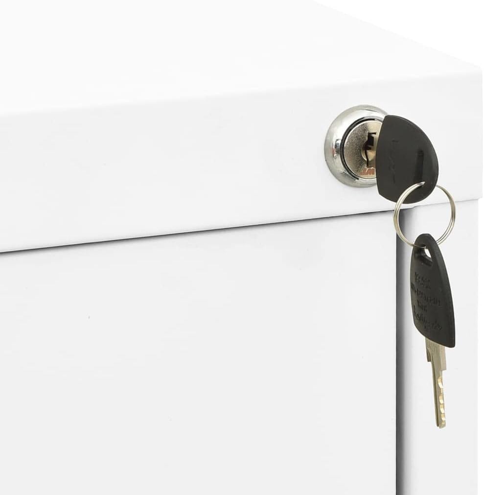 vidaXL Aktenschrank Büroschrank Metallschrank Schrank Stahlschrank Schubladenschrank Bürocontainer L