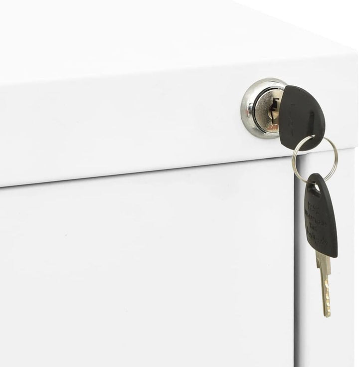 vidaXL Aktenschrank Büroschrank Metallschrank Schrank Stahlschrank Schubladenschrank Bürocontainer L