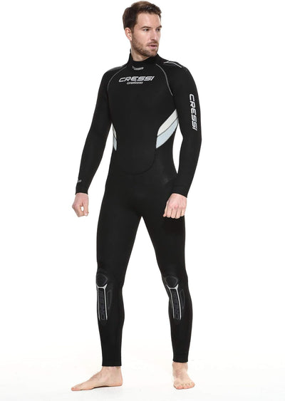 Cressi Castoro Man Monopiece Wetsuit - Taucheranzug Erhältlich in 5 oder 7 mm Neopren, Herren 5 mm S