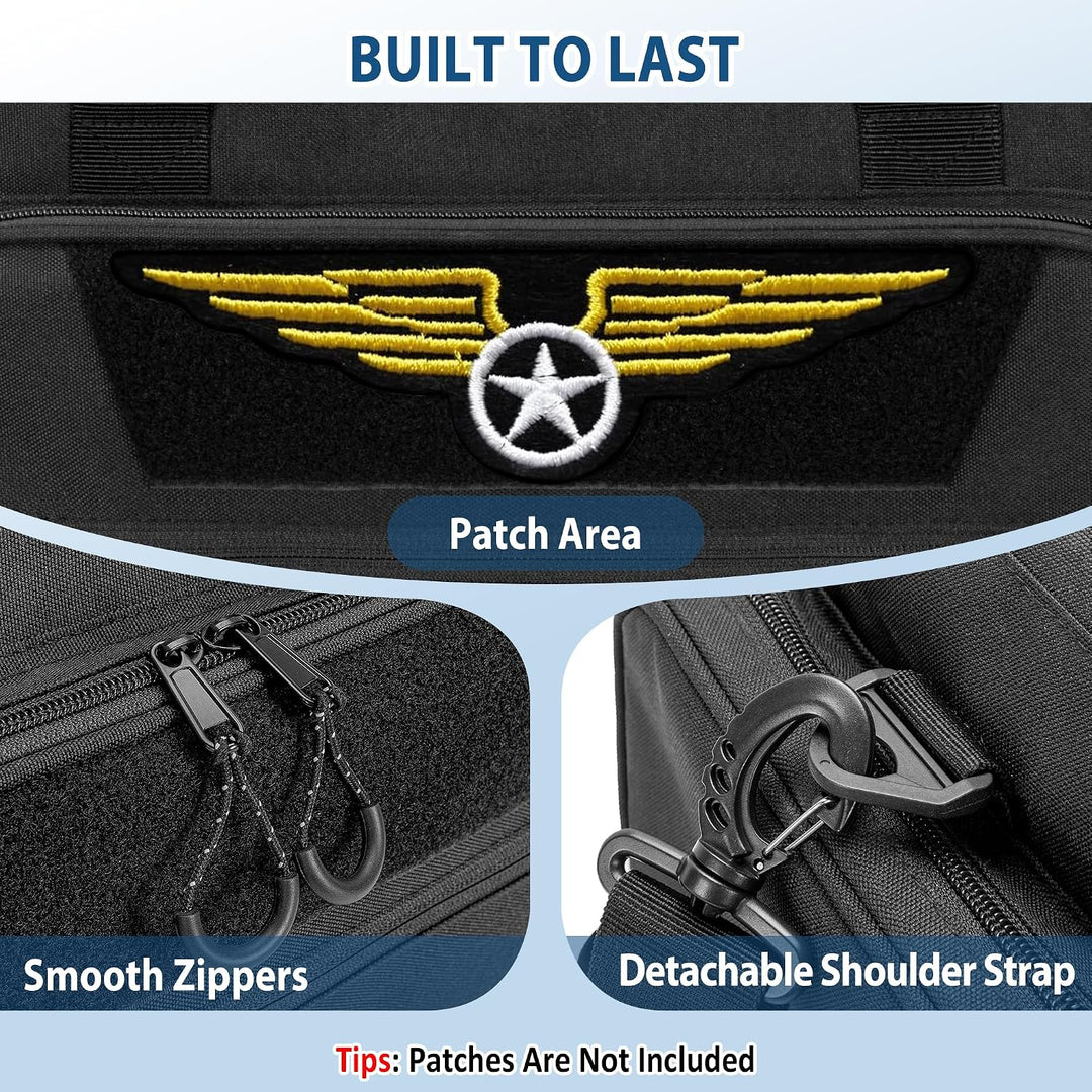 Damero Kopfhörer Tasche für Flieger, Pilotentasche für Luftfahrt Headset