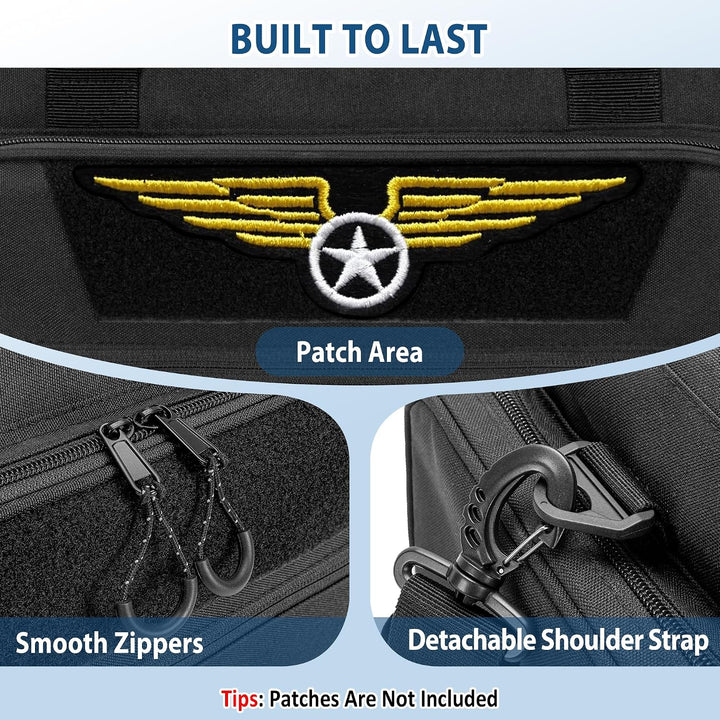Damero Kopfhörer Tasche für Flieger, Pilotentasche für Luftfahrt Headset