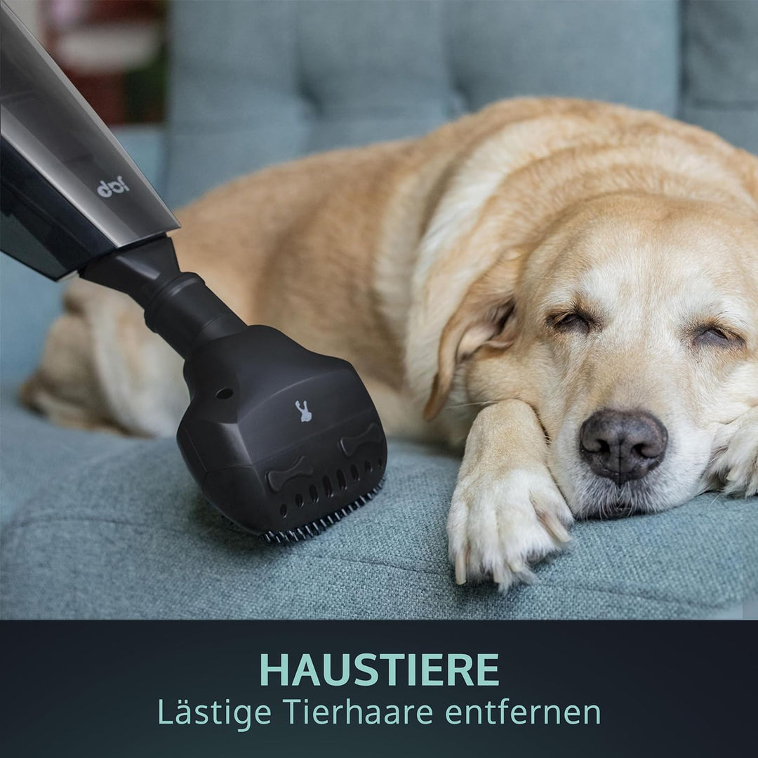 JAP Handstaubsauger Akku S3 - Testsieger Beutellos Handsauger Kabellos - 10000pA 22.2V - Nass Trocke
