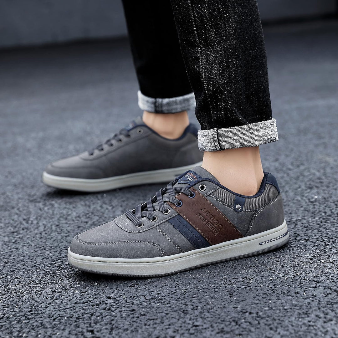 ARRIGO BELLO Freizeitschuhe Herren Sneaker PU Leder Walkingschuhe Atmungsaktive Athletic Formal Clas