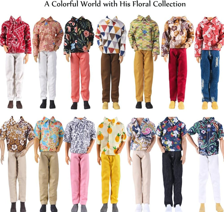IMAGINE 10-Item Fantastic Pack = 5 Sets Mode Casual Wear Kleidung Outfit mit 5 Paar Schuhe für Junge