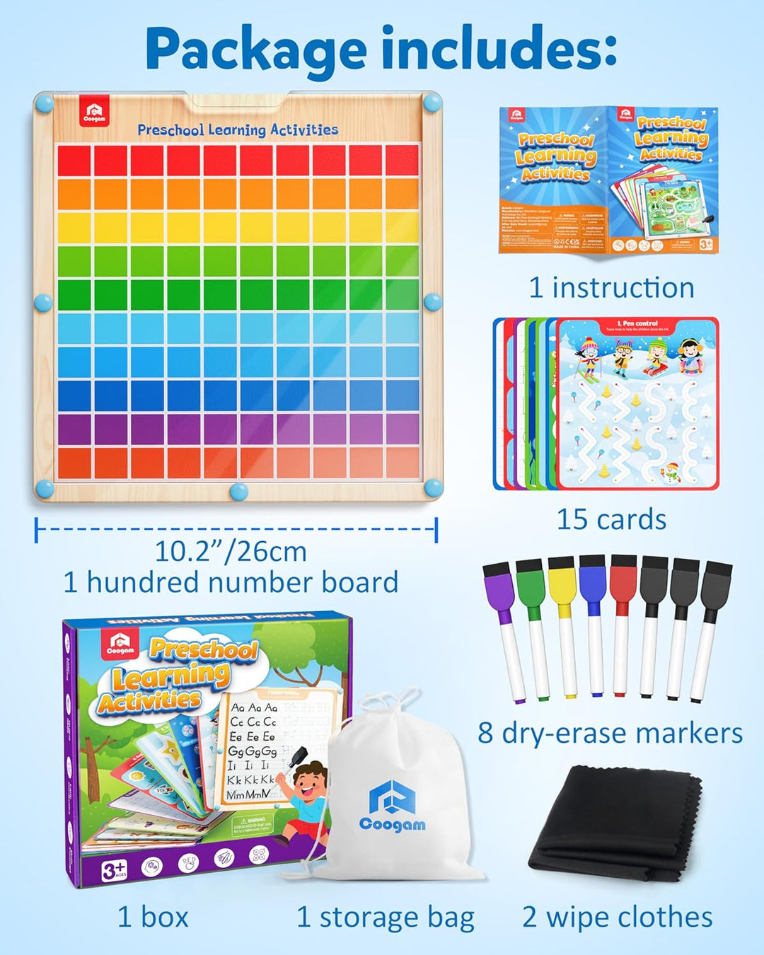 Coogam Handschrift Lerntafel