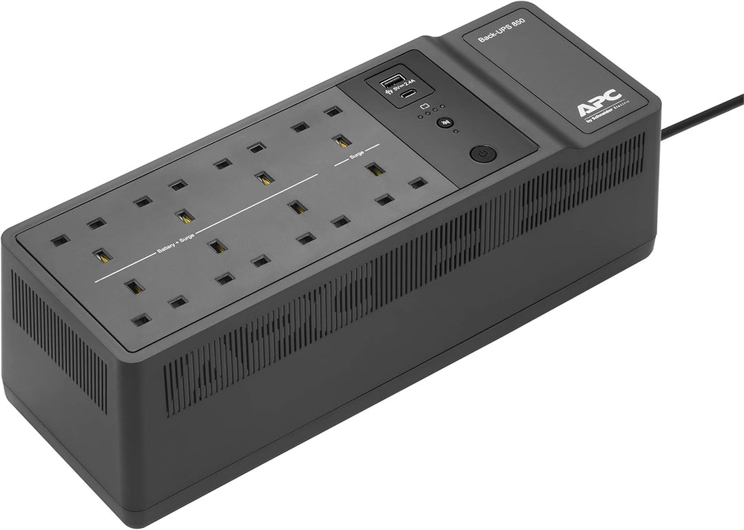 APC by Schneider Electric Back-UPS ES - BE850G2-UK - Unterbrechungsfreie Stromversorgung 850VA (8 Au