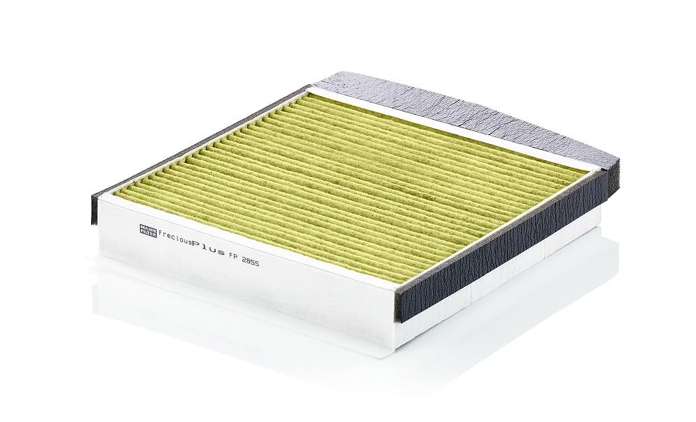 MANN-FILTER FP 2855 Innenraumfilter – FreciousPlus Biofunktionaler Pollenfilter – Für PKW FP Single,