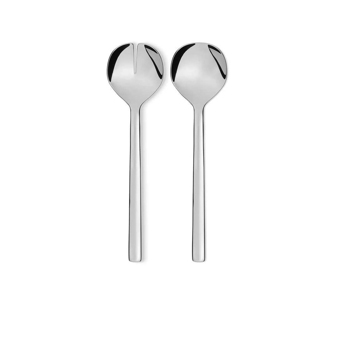 Alessi "Ovale",Salatbesteck aus Edelstahl, 26 x 28.3 x 26 cm