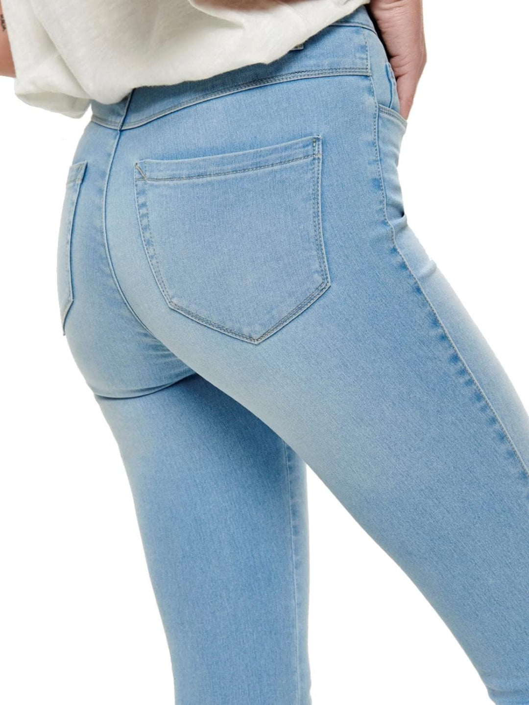 ONLY Female Skinny Jeans ONLROYAL Mittlere Taille Skinny Fit Jeans M / 32L Blauhell, M / 32L Blauhel