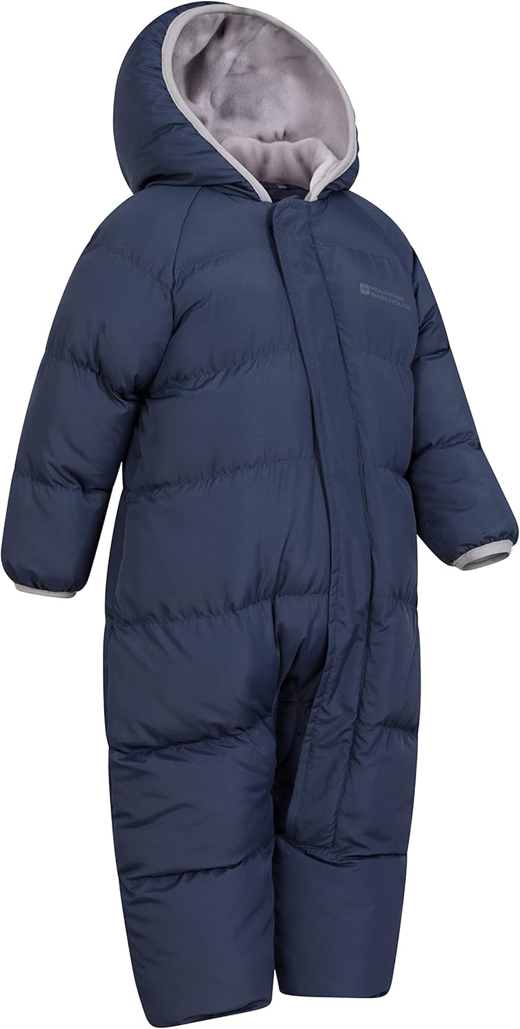 Mountain Warehouse Frosty Kinder Winter Anzug Gefüttert Schneeanzug 6-12 Monate Marine, 6-12 Monate