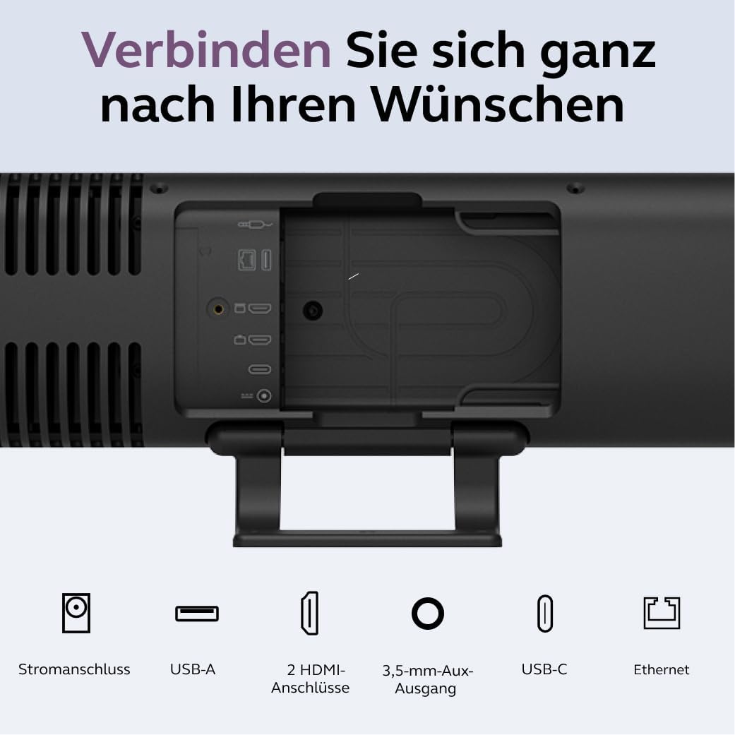Jabra PanaCast 40 Video Bar System (VBS) Android-Videoleiste und Touch-Controller für kleine Besprec