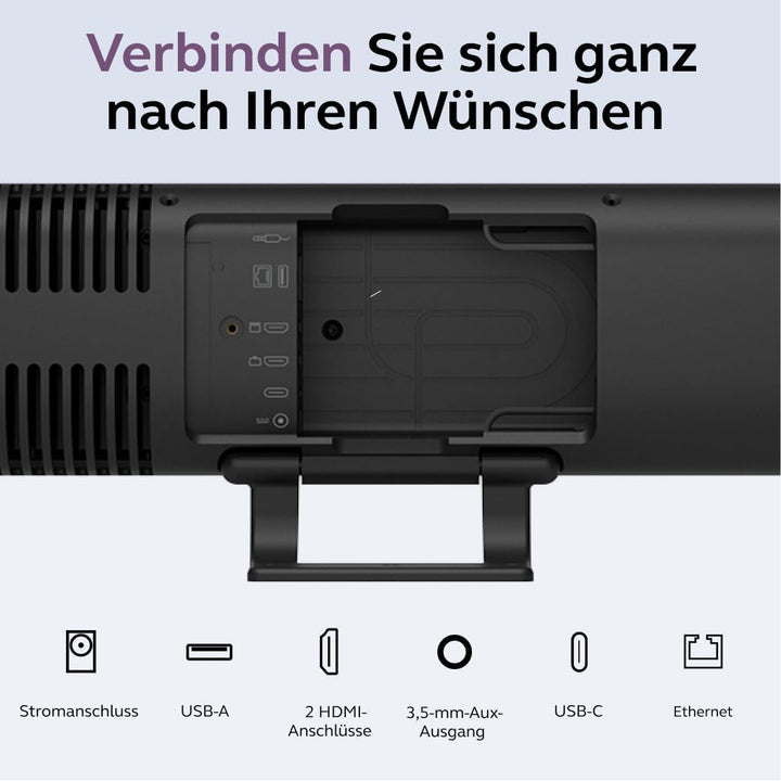 Jabra PanaCast 40 Video Bar System (VBS) Android-Videoleiste und Touch-Controller für kleine Besprec