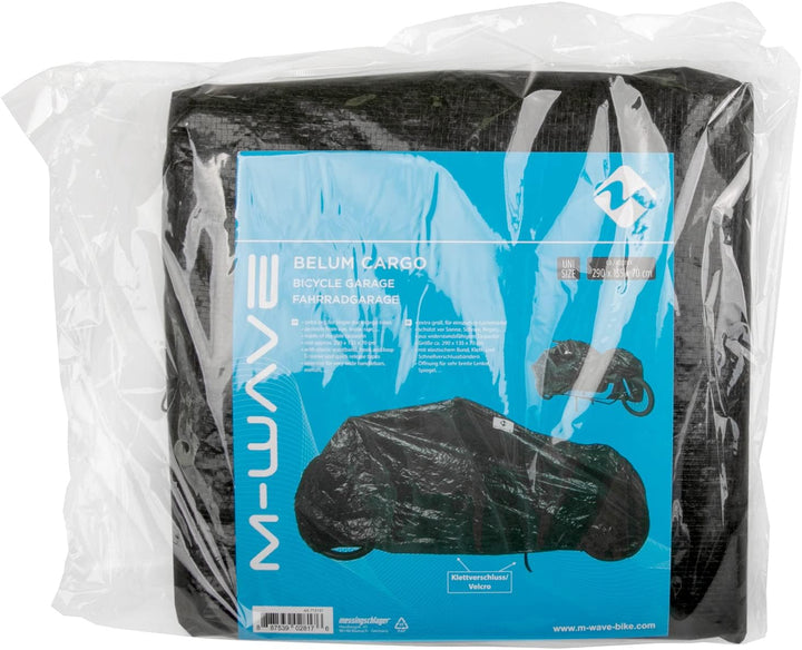 M-Wave Unisex – Erwachsene Cargo Fahrradgarage, extra, einspurige Lastenräder, Fahrradschutz, widers