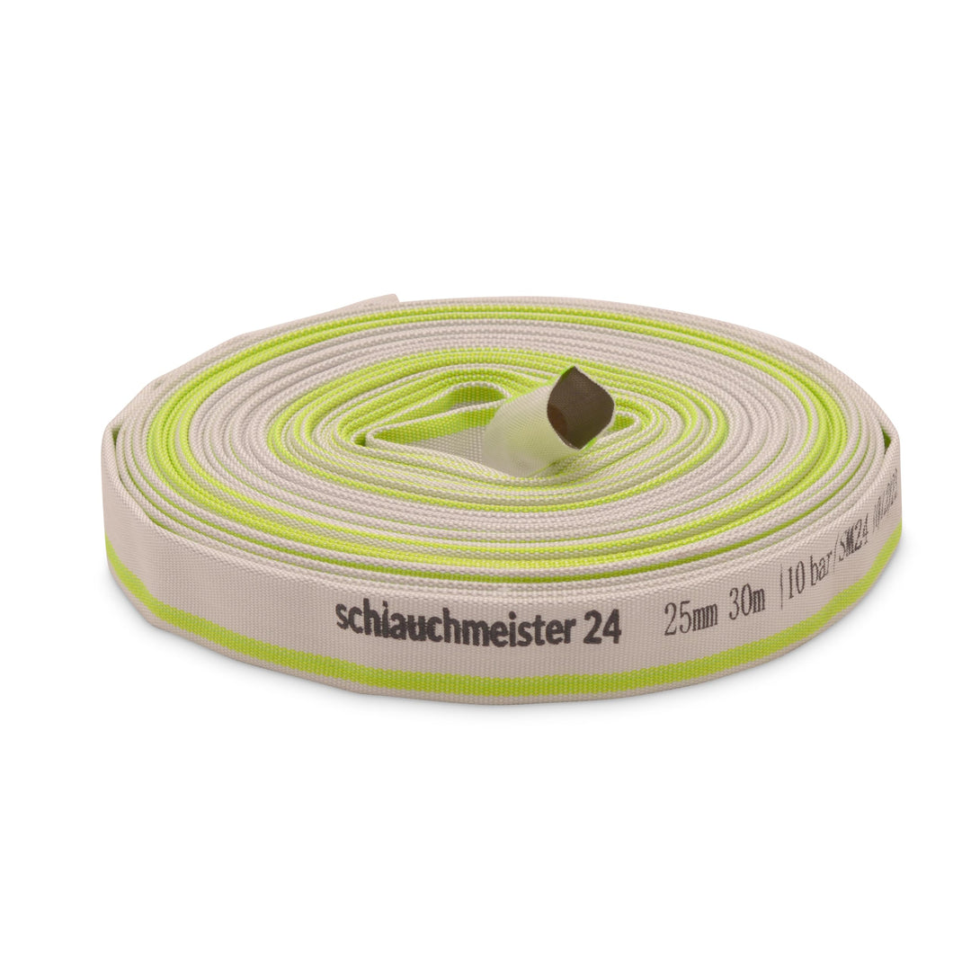 Ø 25 mm - 1 Zoll, 30 Meter Gewebeschlauch | Industrieschlauch | Bauschlauch | Flachschlauch Gewebe |