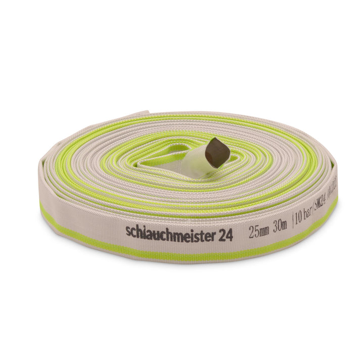Ø 25 mm - 1 Zoll, 30 Meter Gewebeschlauch | Industrieschlauch | Bauschlauch | Flachschlauch Gewebe |