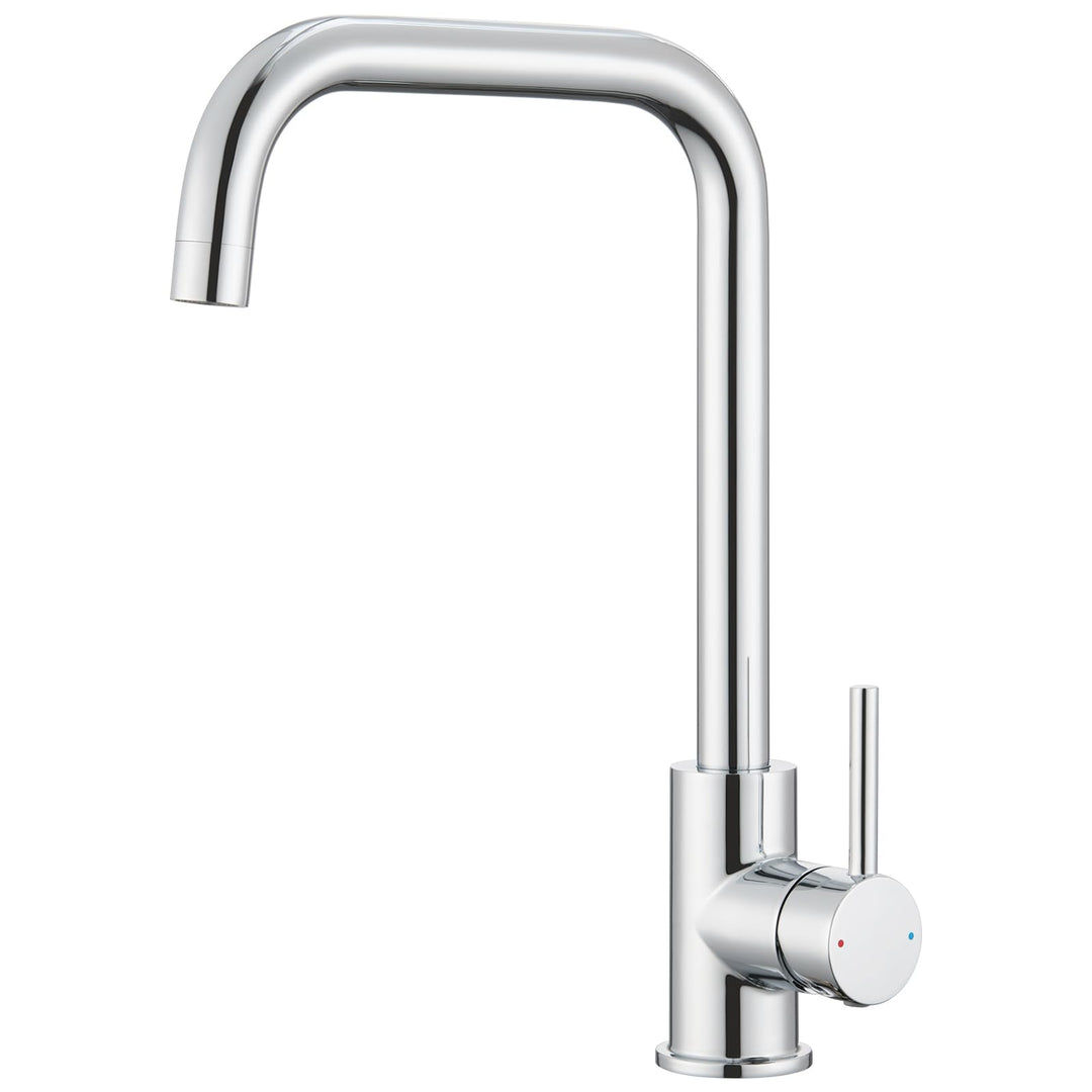 CECIPA Wasserhahn Küche Chrom, 360° Drehbar Hochdruck Armatur Küche, Armatur mit Brause, Chrom