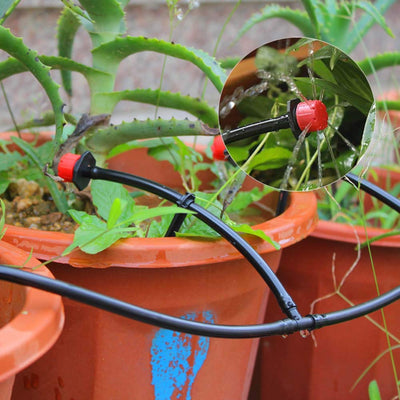 Kalolary Bewässerungssystem Garten 25m, Bewässerungssets Micro Drip Bewässerung Kit Automatische Spr