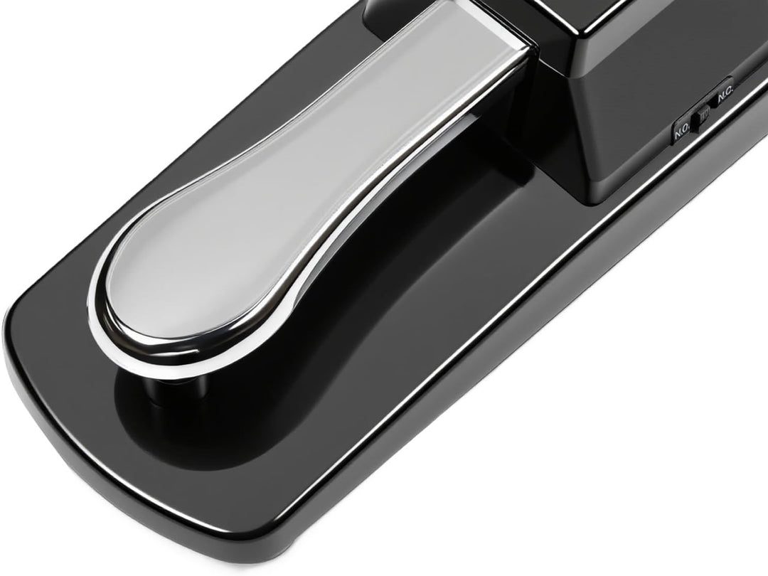 Rayzm Universal Sustain Pedal für Digitalpiano &amp; elektronische Tastatur, Anti-Rutsch-Fusspedal mit P