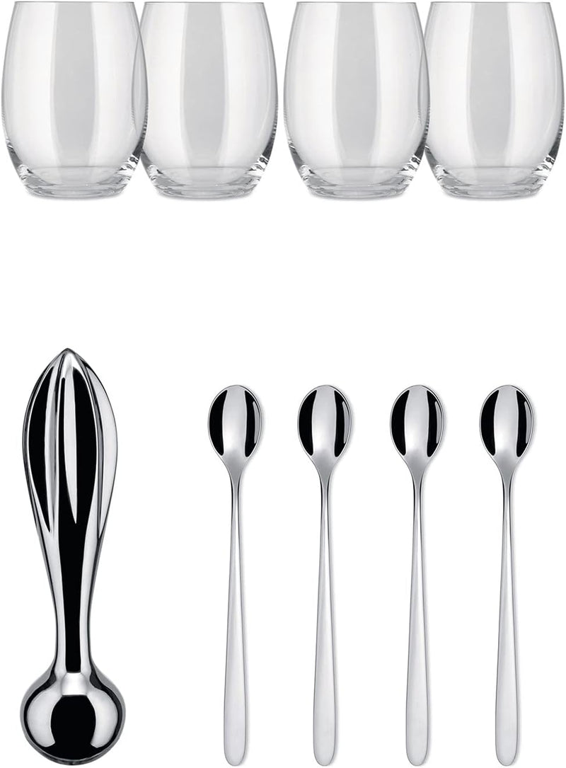 Alessi Set ACCESSORI Cocktail, Edelstahl 18/10, Mehrfarbig, One Size