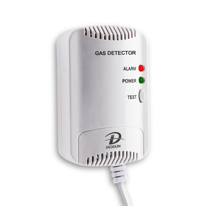 Gasmelder, LPG/Erdgas/Kohlengas Monitor, Methan Propan Butangas Alarm für brennbares Gas, Blitzlicht