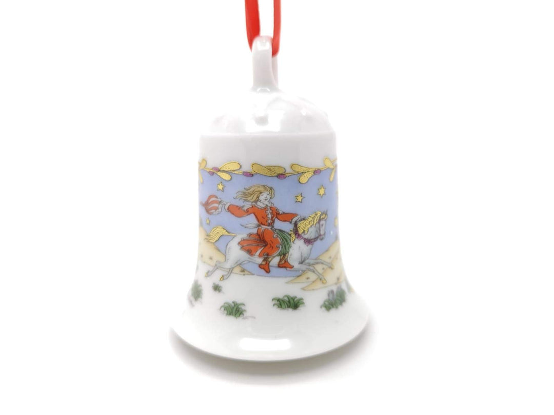 Hutschenreuther - Weihnachtsglocke 1988 - Glocke Porzellan - WIE NEU - 1. WAHL
