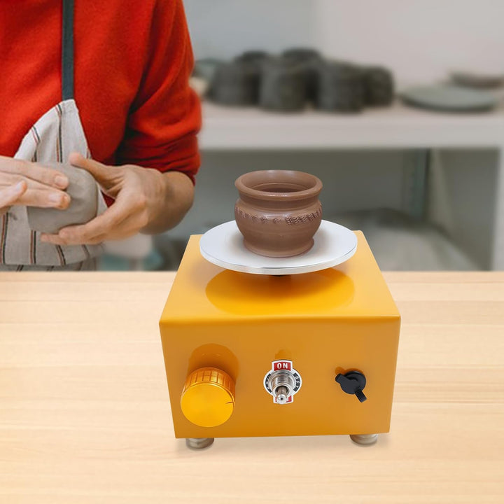 Mini Elektrisch Töpferscheibe, 2000RPM Elektrische Töpferscheibe Maschine, mit Leiser 24W Motor und