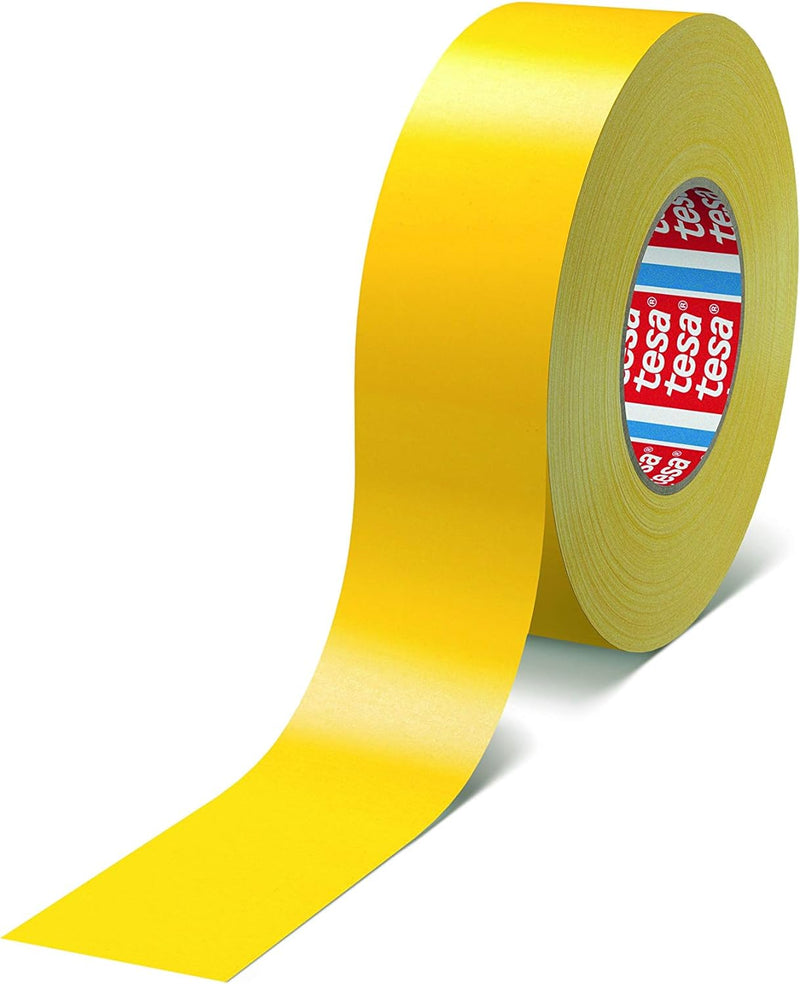 tesa band 4651 Premium leistungsstarkes Gewebeband versch. Breiten und Farben (30 mm x 50 m, gelb) 3