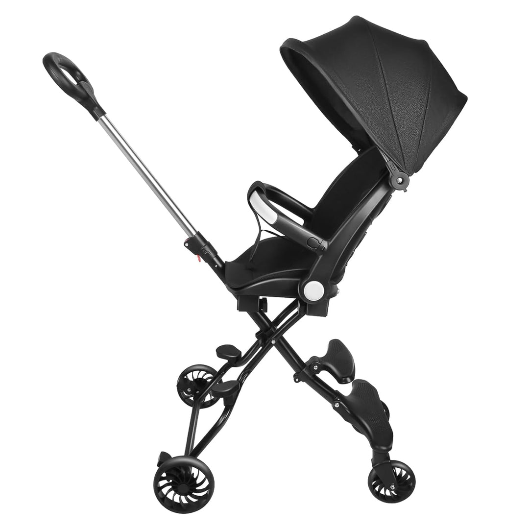 Reisekinderwagen für Kleinkinder, faltbar, mit bidirektionalem drehbarem Sitz, kompakt für Kleinkind