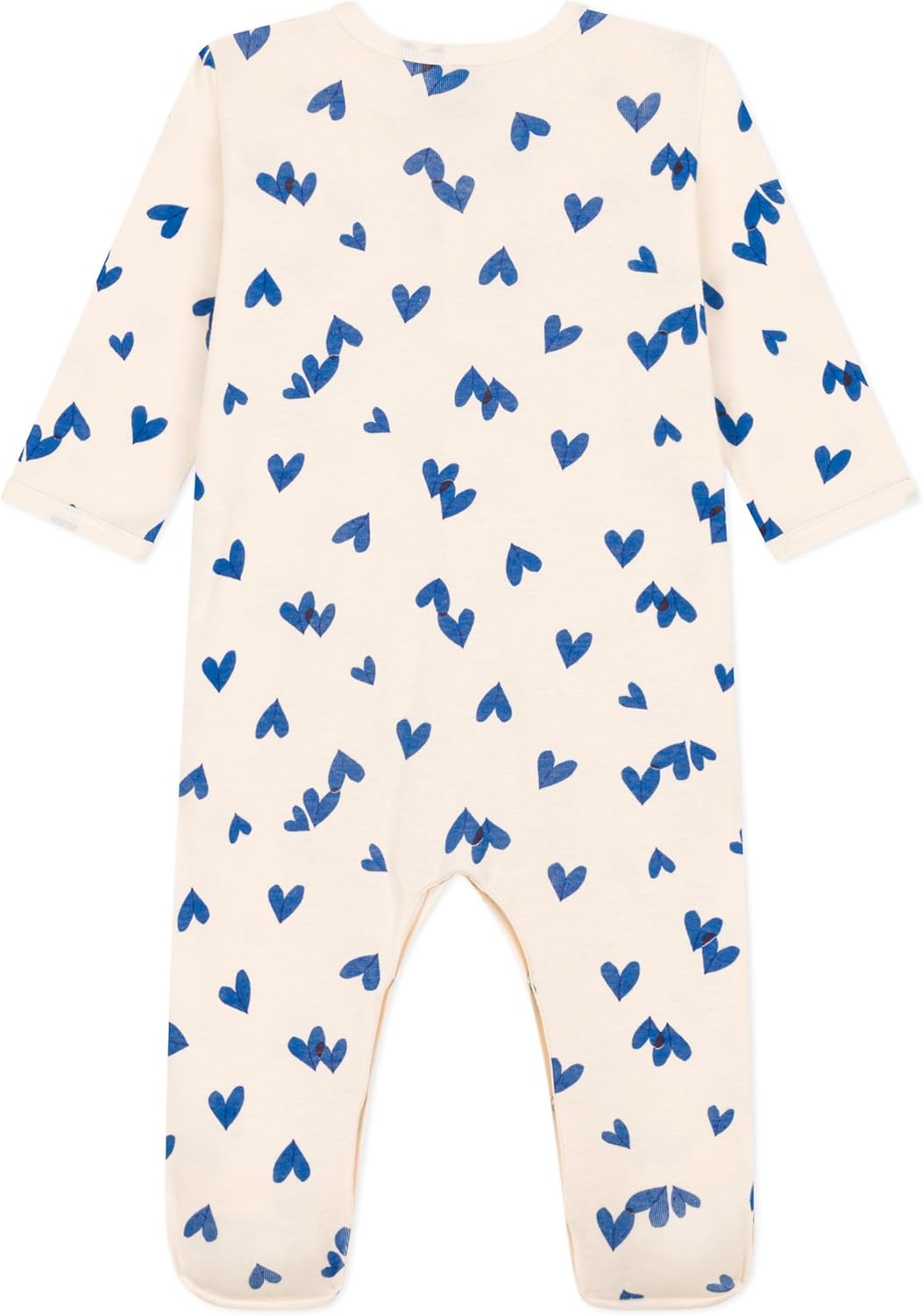 Petit Bateau Unisex Baby Pyjama zum Schlafen gut, 12 Monate Weiss Avalanche / Mehrfarbig