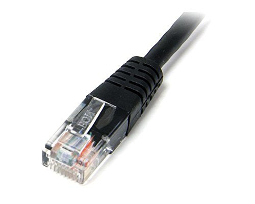 StarTech.com 15m Cat5e RJ45 UTP Patchkabel, Cat 5e Netzwerkkabel, Schwarz 15 m Schwarz, 15 m Schwarz