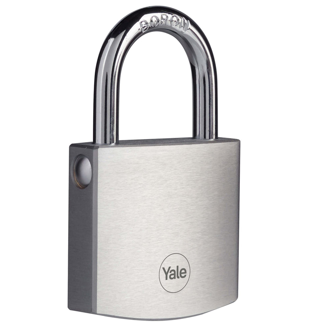 Yale Y120B/50/127/1, Hochsicherheit, 50 mm, Messing, Vorhängeschloss, verchromt, wetterfest, offener