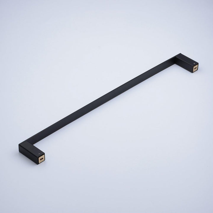 24-Zoll-Badetuch-Stab-einzelne Tuch-Schiene an der Wand befestigt, schwarze Malerei, Beelee BA8501B