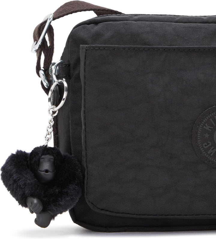 Kipling Damen Abanu M Tasche, Black Schwarz, 24x17x9 cm (B x H T) EU Black Noir, Black Noir