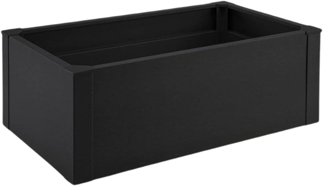 deinbeet Design-Hochbeet aus Aluminium-Metall, 100x60 cm und 100x100 cm, 8 Farben, Made in Germany (