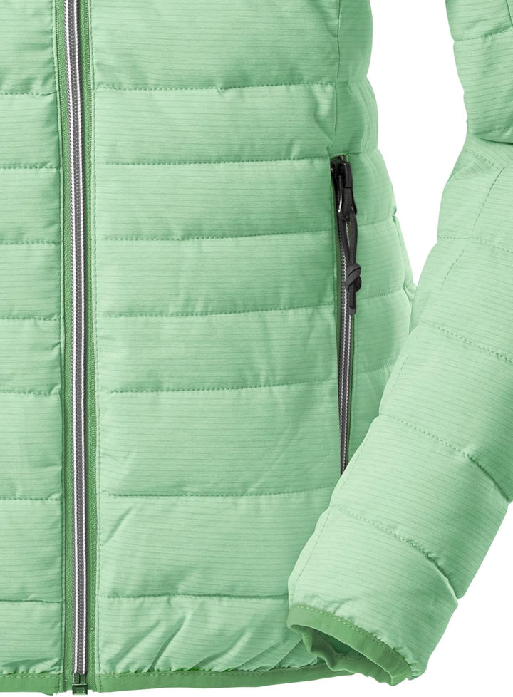 G.I.G.A. DX Damen Uyaka Stripe Casual Funktionsjacke In Daunenoptik Mit Abzippbarer Kapuze 40 strahl