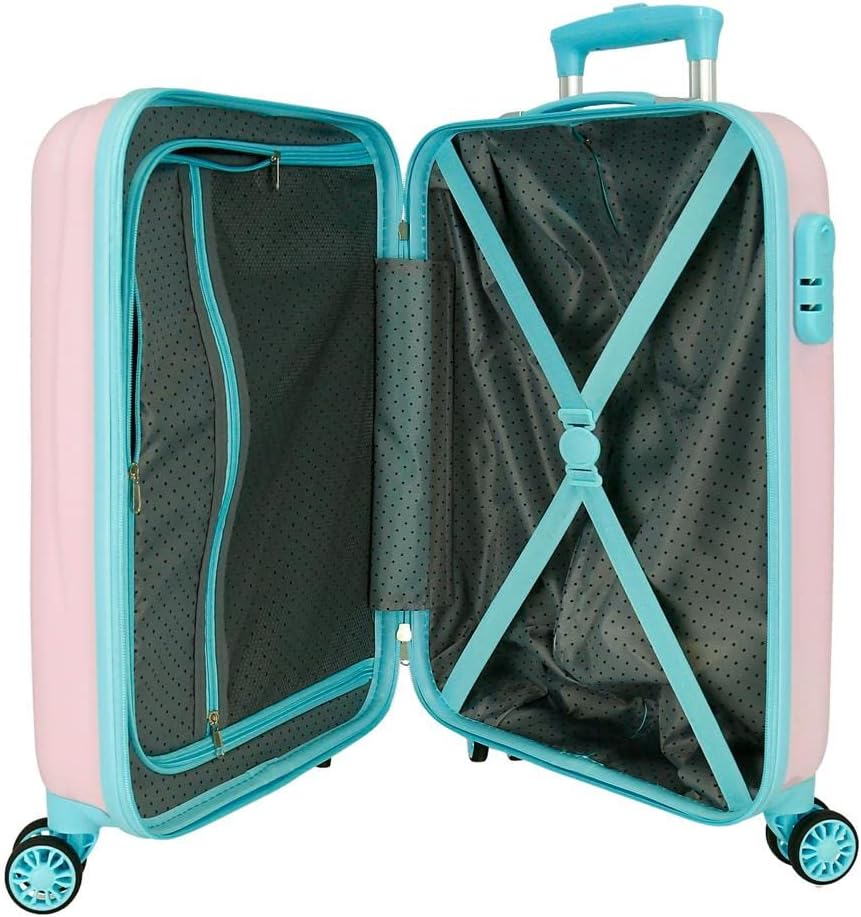 Disney Minnie Play All Day Kabinenkoffer Pink 38x55x20cm starres ABS Seitenkombinationsschloss 34L 2