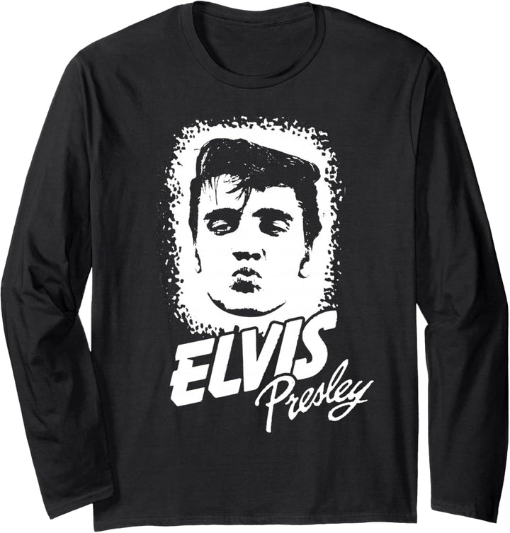 Elvis Presley Official Kissy Face Langarmshirt