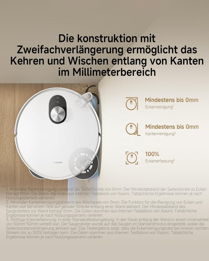 XIAOMI Robot Vacuum 5 Saugroboter - mit Wischfunktion & Staubsauger Roboter, staubsaugroboter，dToF S