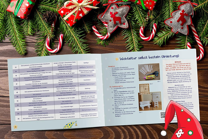Wichteltür Adventskalender: ab 2 Jahre | Zauberhafte Weihnachten für Kinder. Komplettes DIY Wichtel