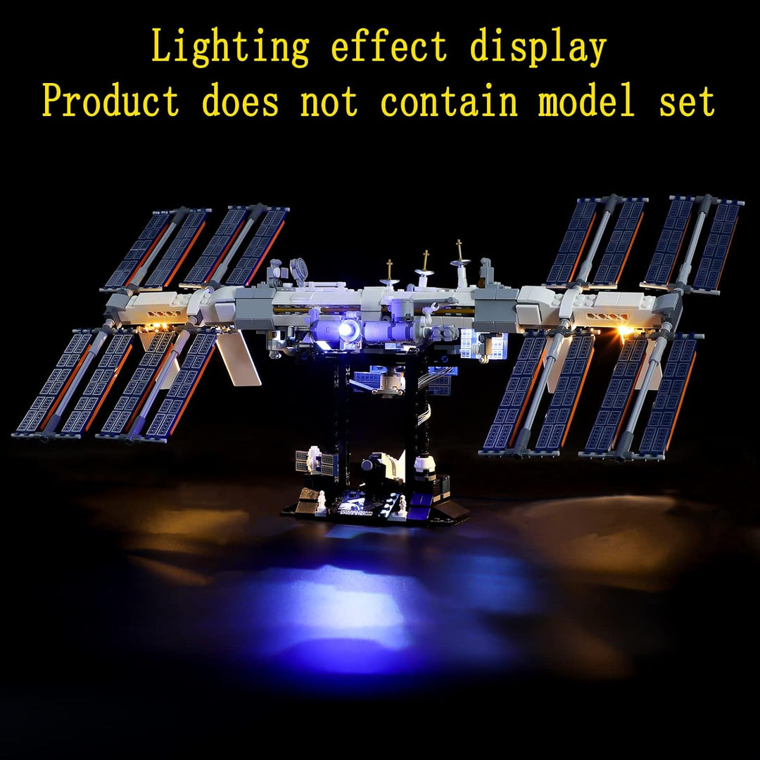 GEAMENT LED Licht-Set (Fernbedienung) Kompatibel mit Lego Internationale Raumstation - Beleuchtungss