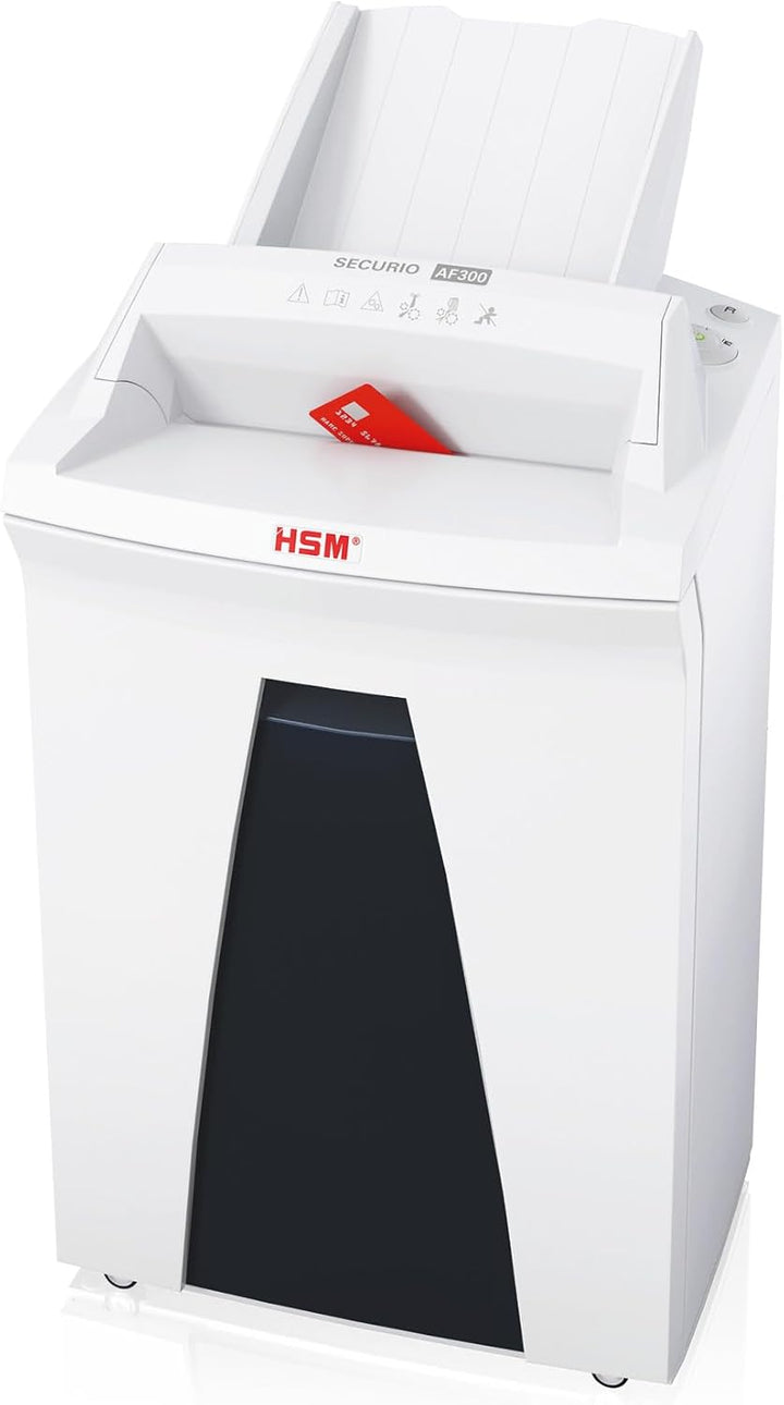 HSM SECURIO AF300 Office Autofeed Aktenvernichter, Sicherheitsstufe P5, Partikelschnitt, 300 Blatt a