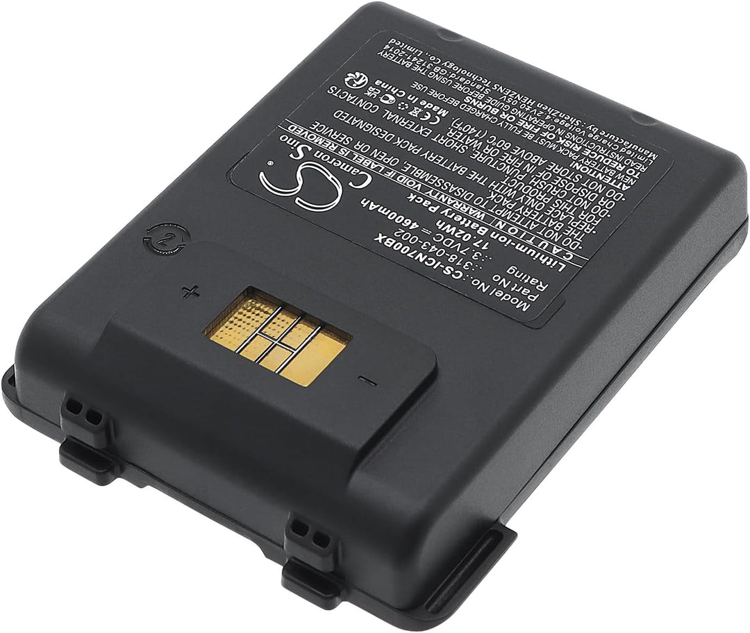 TCTK Akku 4600mAh Kompatibel mit [Intermec] CN70, CN70e, CN75, CN75E Ersetzt 1000AB01, 318-043-002,