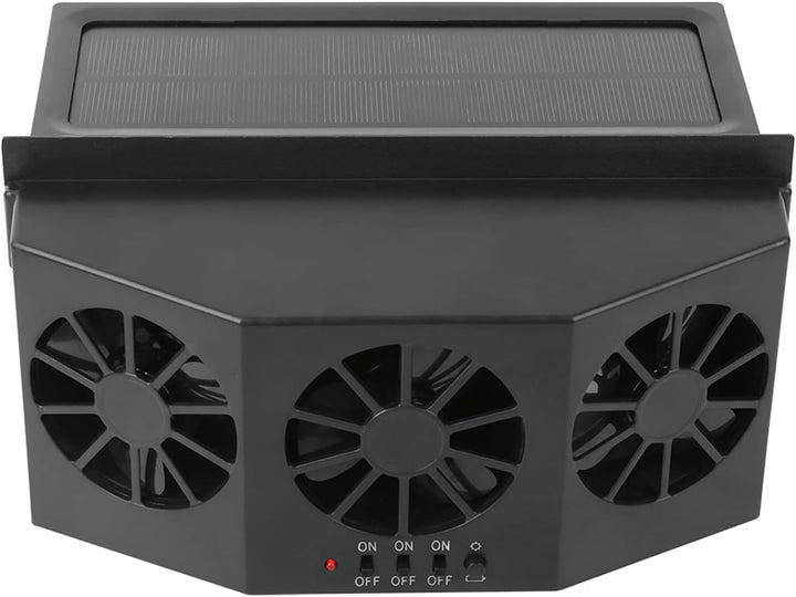 Auto Fanr Powered Heat Window Vent Auto Pet Cooling Fan Ac16 Car Window Fan Schwarz Abs Portabler Po