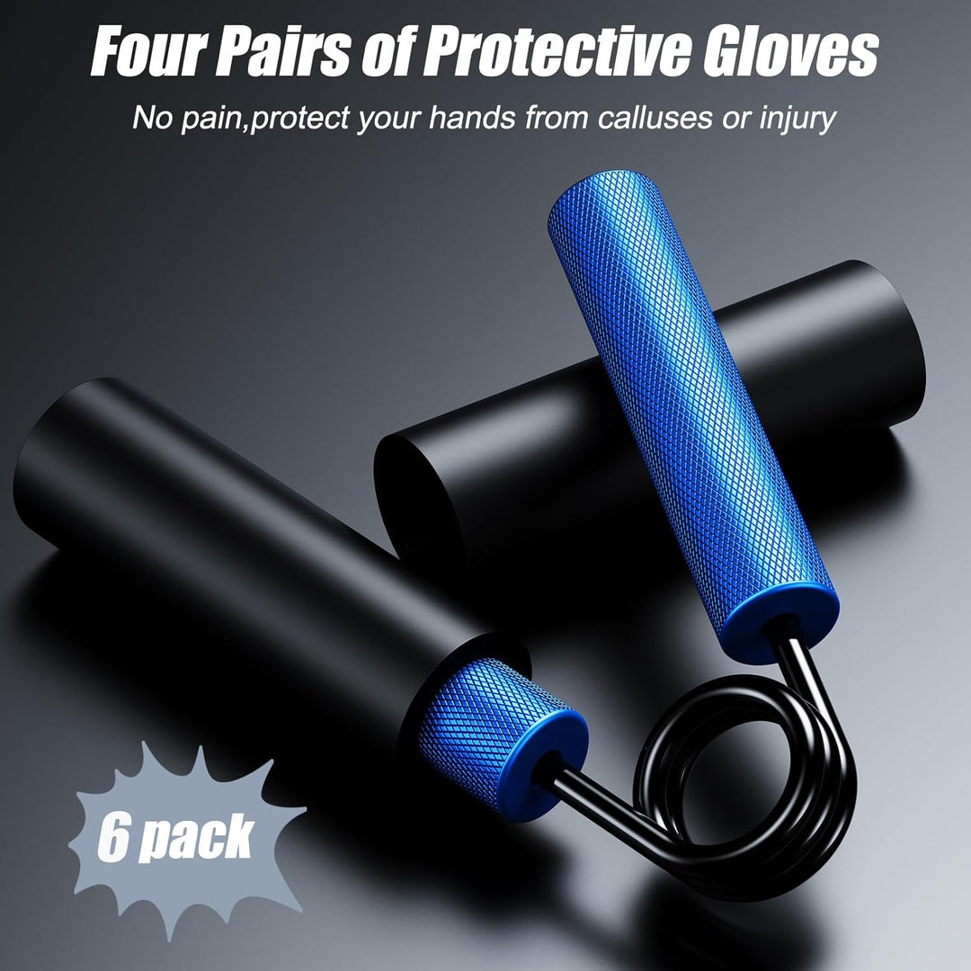 Handtrainer Unterarmtrainer 4Pack or 6Pack, 22.5KG-135KG Metall Fingertrainer, Rutschfester Griffkra