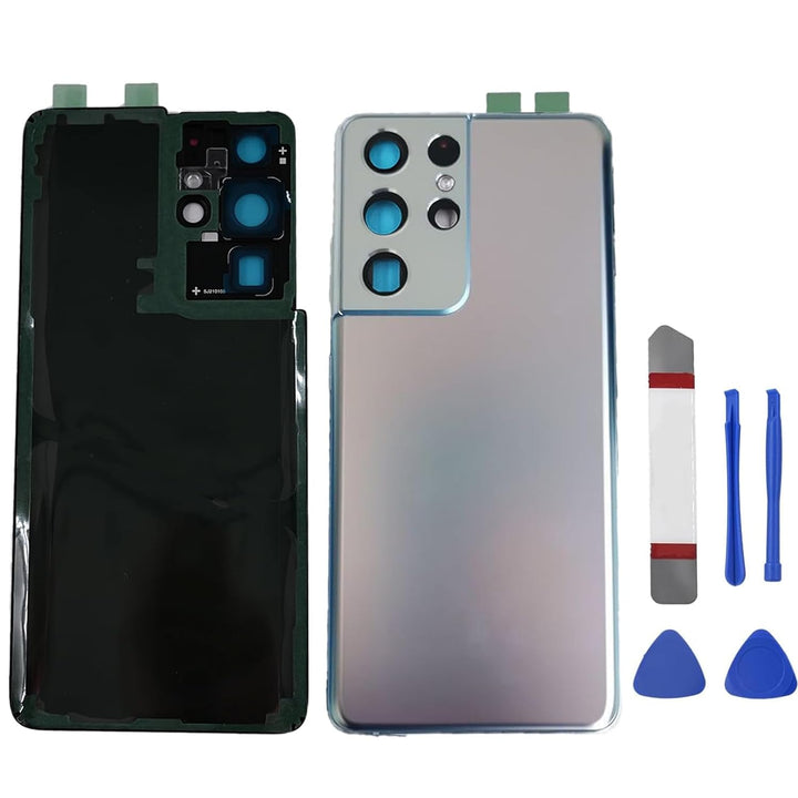 Galaxy S21 Ultra Rückglasabdeckung, Ersatz für Samsung Galaxy S21 Ultra 5G SM-G998B G998U G998U1 G99